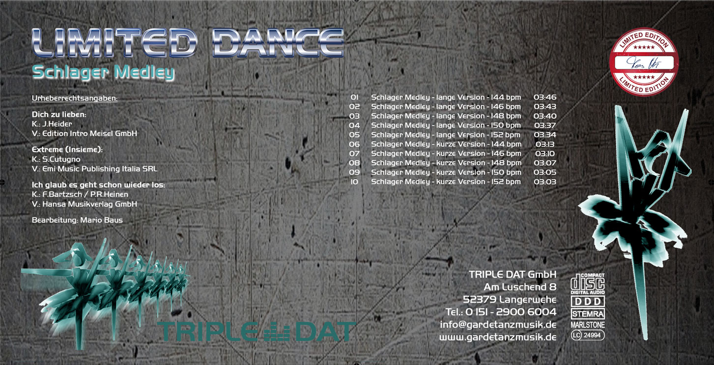 Limited Dance - Schlager Medley - Download